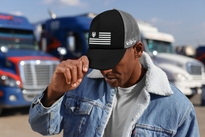 Embrace your inner rebel and join the REBL'N. This trucker hat will make you stand out in a crowd!