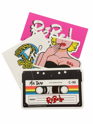 R3BEL ReMix Stix (pack of 4 stickers)